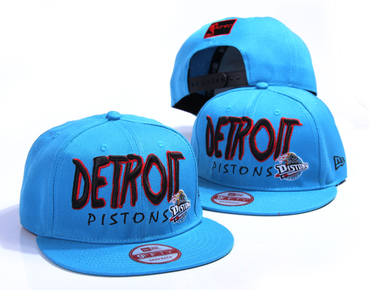 NBA Detroit Pistons NE Snapback Hat #04